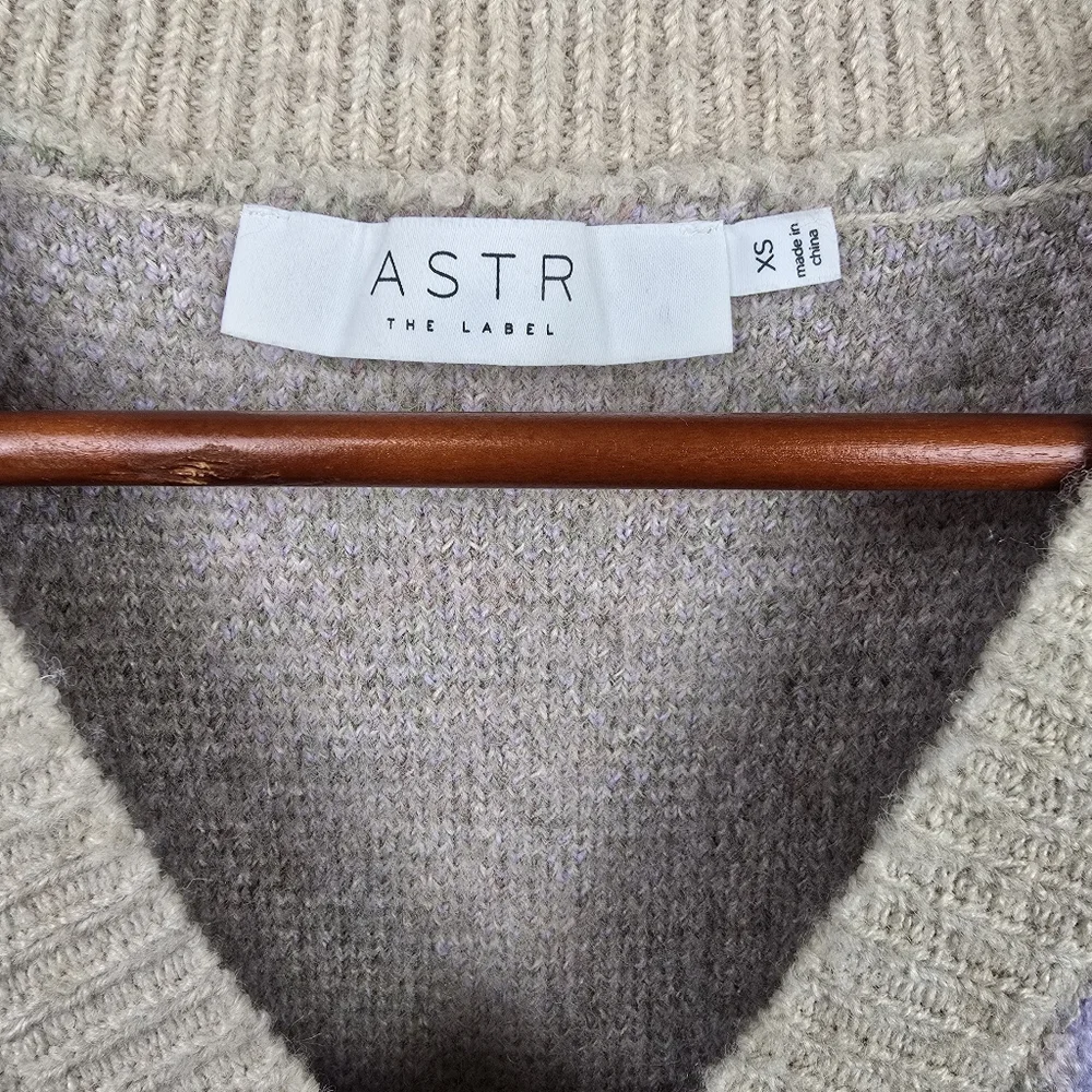 Astr label floral